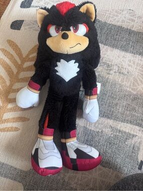 Shadow the Hedgehog Plush - Black & Red Character Doll